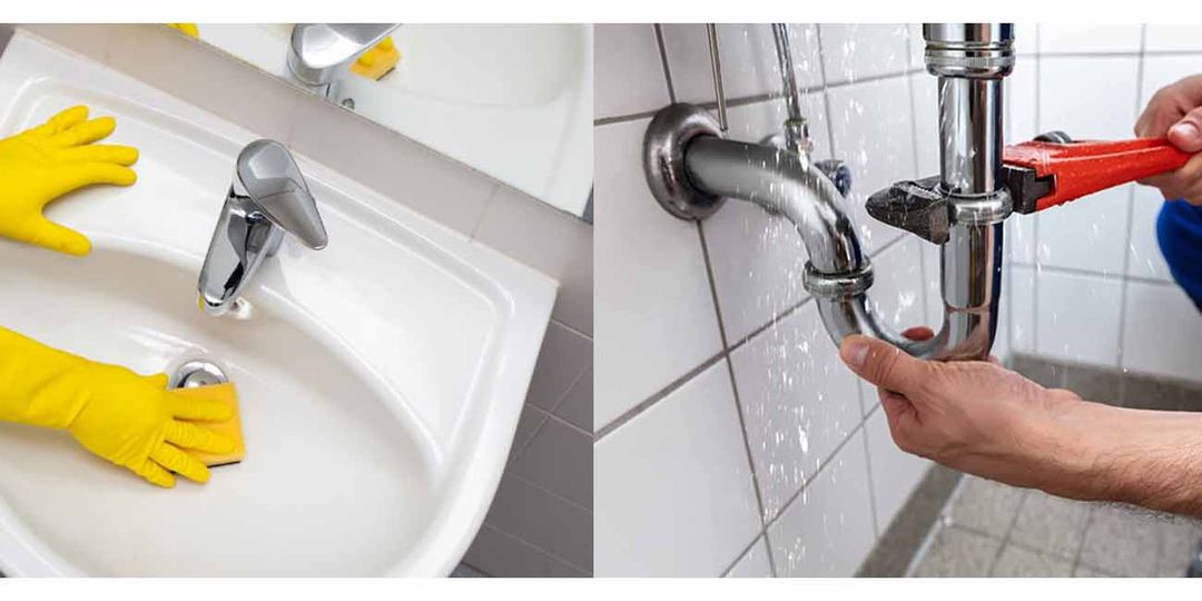Kiểm tra định kỳ và vệ sinh đúng cách lavabo inax treo tường