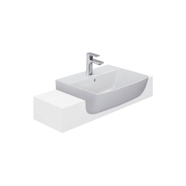 Lavabo bán âm bàn Inax AL-345V-1 với thiết kế phá cách tạo ấn tượng độc đáo cho không gian phòng tắm