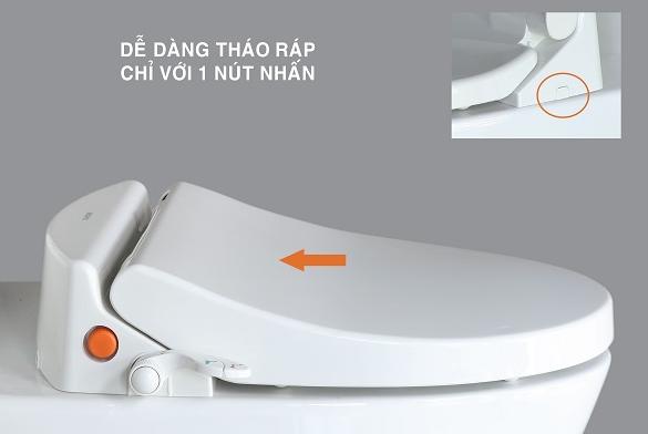 Thiết kế đơn giản chỉ với 1 nút nhấn dễ dàng sử dụng