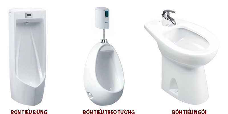 Các dạng bồn tiểu hiện nay