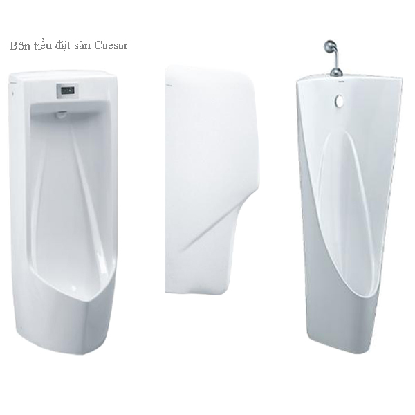 Bồn tiểu nam đặt sàn Caesar với thiết kế đặt trực tiếp trên nền sàn toilet, có kiểu dáng sang trọng, loại bồn tiểu đặt sàn thường được sử dụng ở nơi rộng rải như những nơi công cộng nhà hàng khách sạn...