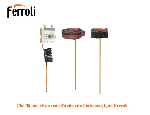 Chế độ bảo vệ an toàn đa cấp độ của bình nóng lạnh Ferroli Rita FS 4.5TE chống giật