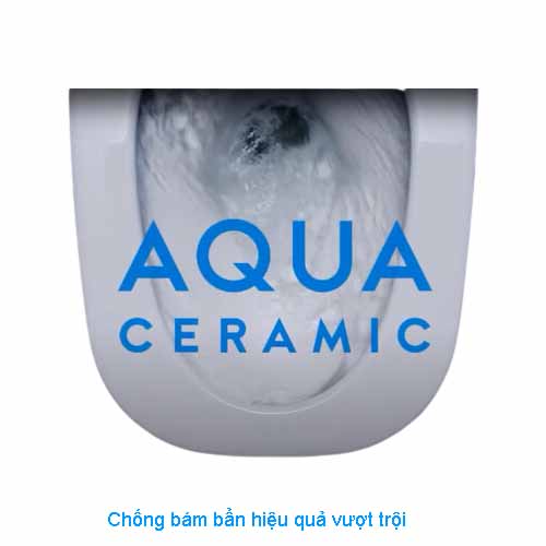 Công nghệ Aqua Ceramic bồn cầu Inax 1 khối AC-1135VN