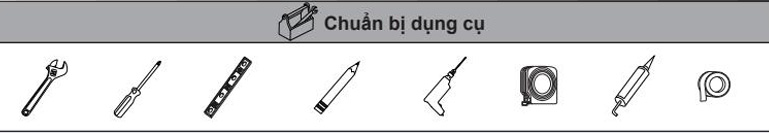 Chuẩn bị dụng cụ lắp đặt