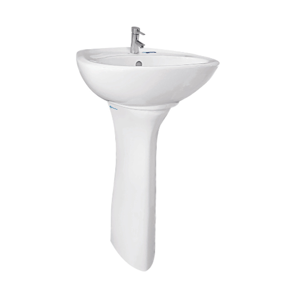 Lavabo treo tường Thiên Thanh được thiết kế hiện đại, lắp đặt linh hoạt và có độ bền cao