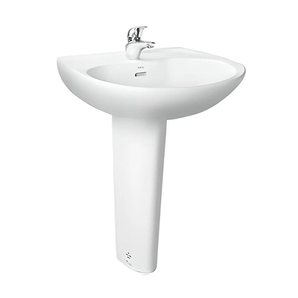 Chậu rửa mặt Lavabo treo tường Toto LPT239CR chân dài với thiết kế tinh tế và vững chắc, độ bền cao