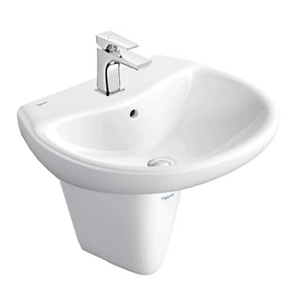 Lavabo dáng bầu với hình dáng cong nhẹ nhàng, lavabo dáng bầu tạo cảm giác dễ chịu và sang trọng