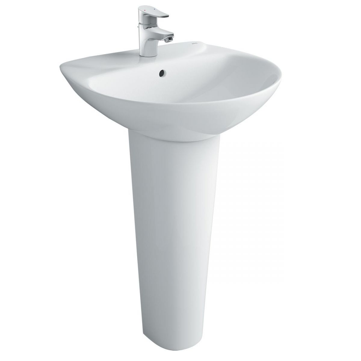 Mẫu lavabo Inax treo tường chân đứng L-288VD hay còn gọi là lavabo chân dài