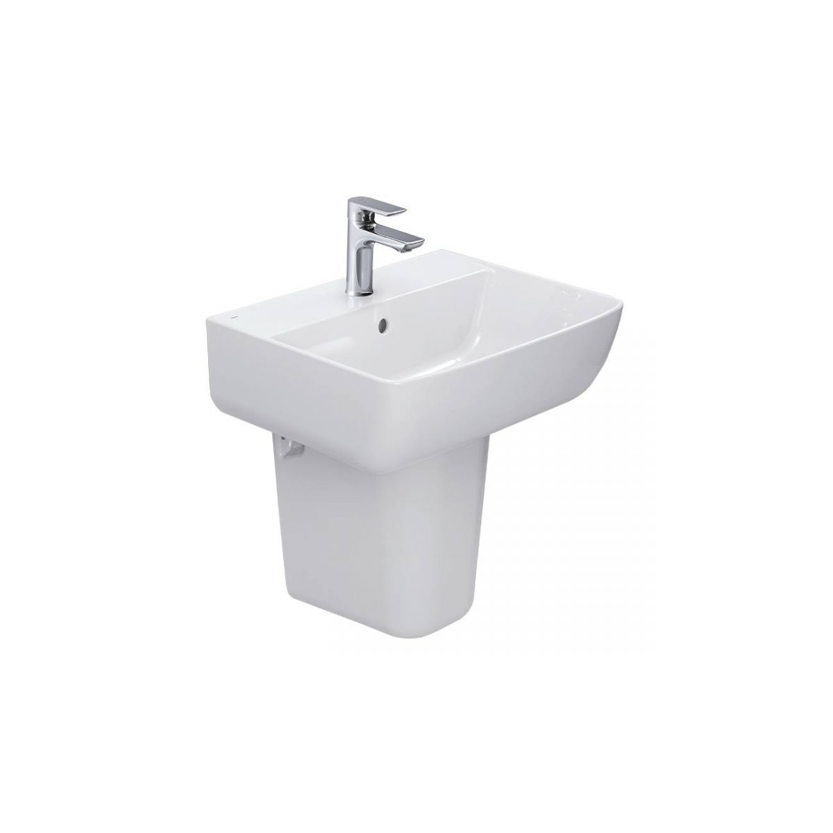 Mẫu lavabo Inax treo tường chân treo AL-312V hay còn gọi là (chân lững, chân ngắn)