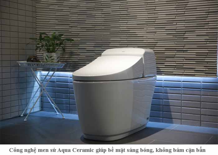 Công nghệ men Aqua Ceramic bồn cầu Inax 1 khối AC 1032VN