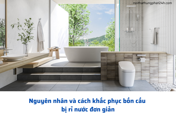 Các nguyên nhân khiến cho bồn cầu bị rỉ nước