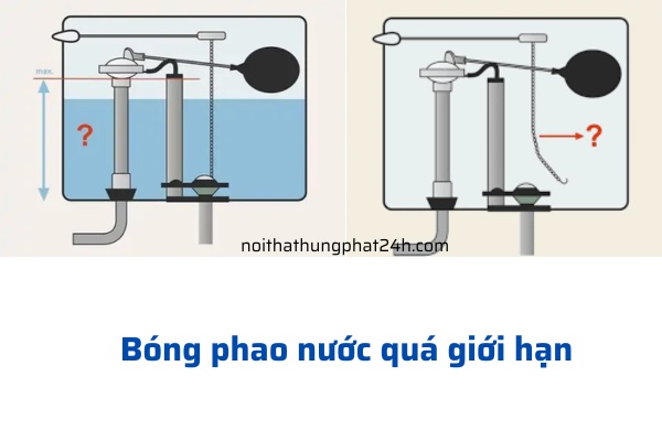 Sàn nhà xung quanh bồn cầu bị nứt sẽ khiến nước bị rò rỉ