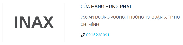 Mua bồn cầu Inax chính hãng tại Nội Thất Hưng Phát