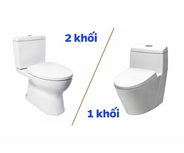 Nguyên lý hoạt động của bồn cầu Inax 1 khối và 2 khối 