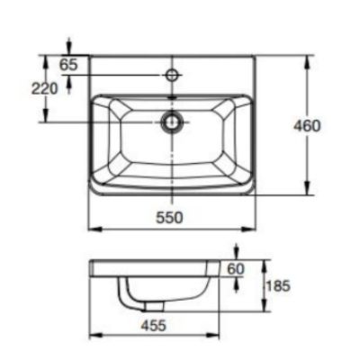 Chậu rửa lavabo đặt bàn American Standard WP-F417