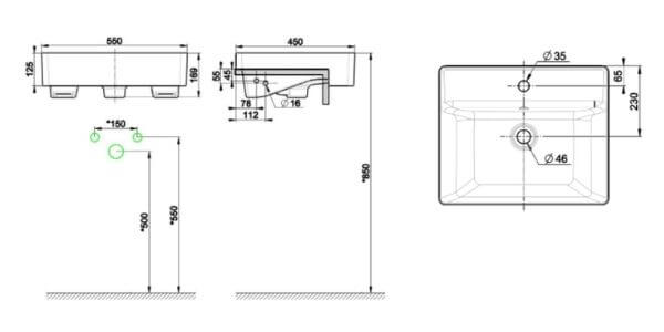 Chậu rửa lavabo đặt bàn American Standard WP-F419