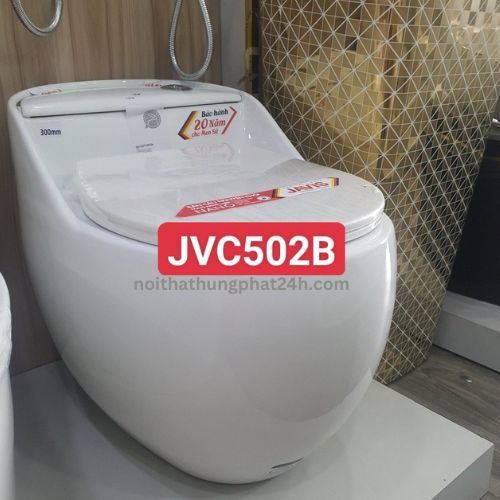 Bồn cầu 1 khối giá rẻ hình quả trứng Javis JV-C502B