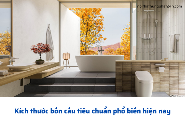 Kích thước bồn cầu tiêu chuẩn hiện nay