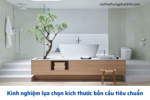 Những lưu ý khi lựa chọn kích thước bồn cầu 