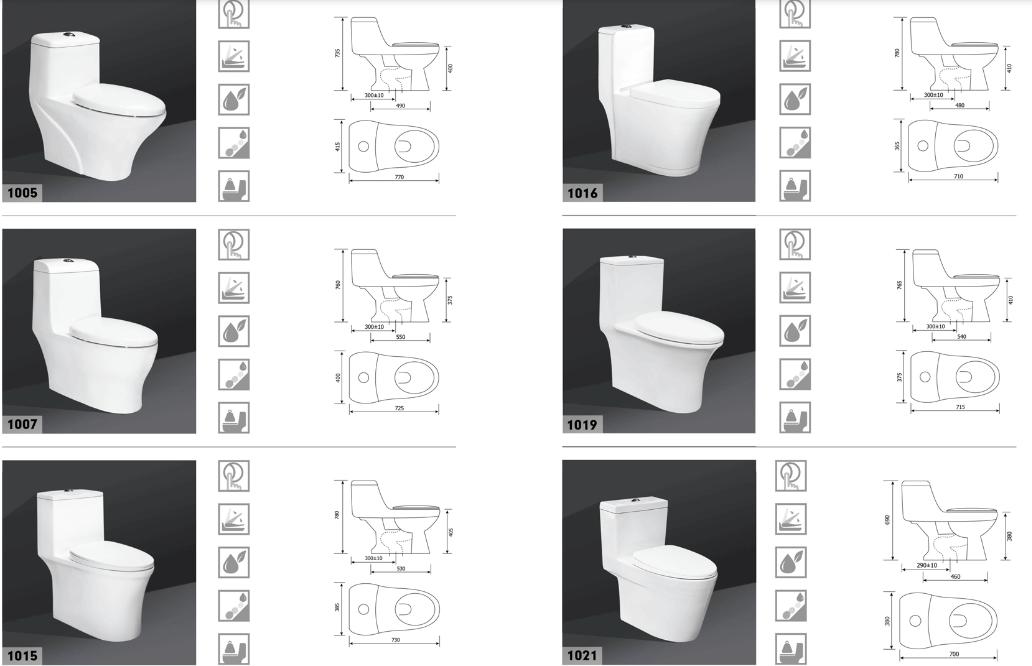 Hình ảnh mẫu bồn cầu Hảo Cảnh