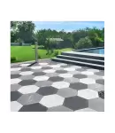 Gạch lát sân lục giác