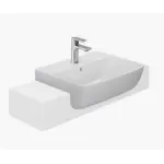 Chậu rửa mặt lavabo bán âm bàn Inax  AL-345V