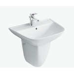 Chậu rửa mặt lavabo treo tường Inax  L-297V và chân ngắn L-297VC 