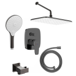 Combo bộ sen tắm âm tường American Standard màu xám đen