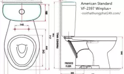 Kích Thước Bồn Cầu American Standard | Bảng Chi Tiết & Hướng Dẫn