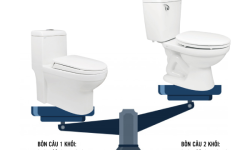 So sánh bồn cầu INAX 1 khối và 2 khối: Nên chọn loại nào?