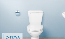 Review bồn cầu INAX 2 khối C 117VA​ - Dòng bệt 2 khối giá rẻ