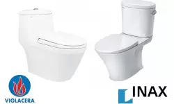 So sánh bồn cầu INAX và Viglacera​​: Loại nào tốt bền hiện nay?