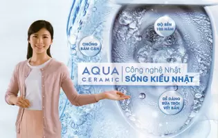 Aqua Ceramic  của American Standard: Công nghệ chống bám bẩn vượt trội