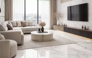 Gạch lát nền Đồng Tâm 80x80 có phù hợp cho phòng khách hiện đại không?