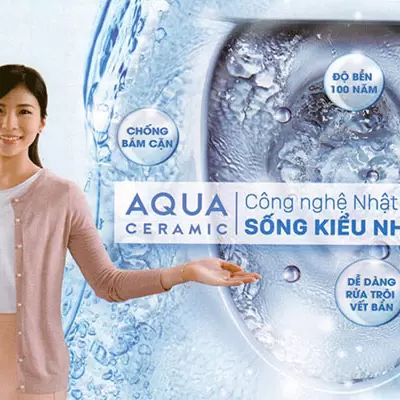 Aqua Ceramic  của American Standard: Công nghệ chống bám bẩn vượt trội