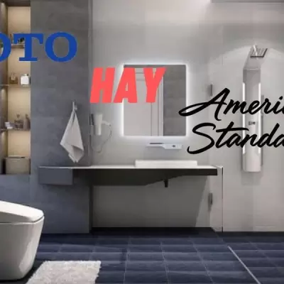 So sánh bồn cầu American Standard và TOTO