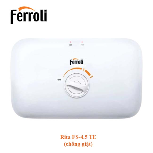 Máy Nước Nóng Trực Tiếp Ferroli Rita FS- 4.5TE Chống Giật