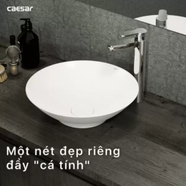 Chậu rửa mặt lavabo đặt trên bàn Caesar L5221