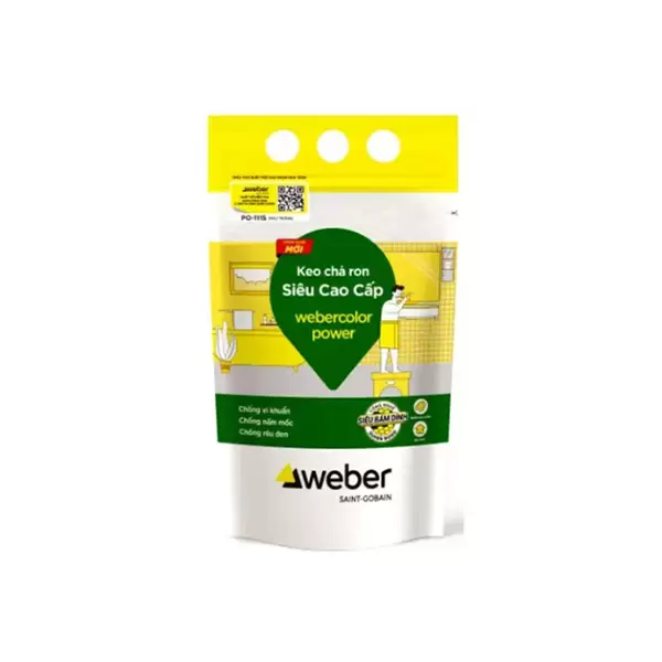 Keo chà ron Weber Color power po111s siêu trắng