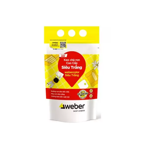 Keo chà ron Weber Color Classic S68S siêu trắng
