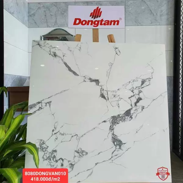Gạch Đồng Tâm 80x80 DONGVAN010-FP-H+ Porcelain Kháng Khuẩn
