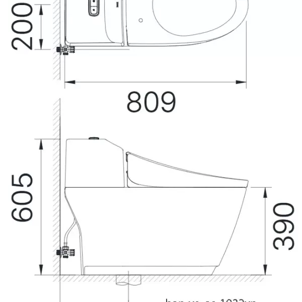 Bồn Cầu Inax 1 Khối AC 1032VN