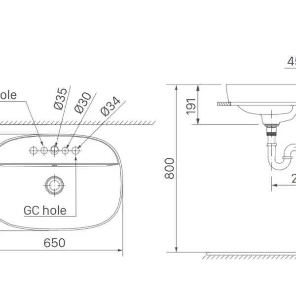 Chậu rửa mặt lavabo Inax AL-652V 