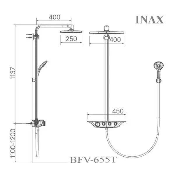 Sen Cây Inax BFV-655T Nhiệt Độ
