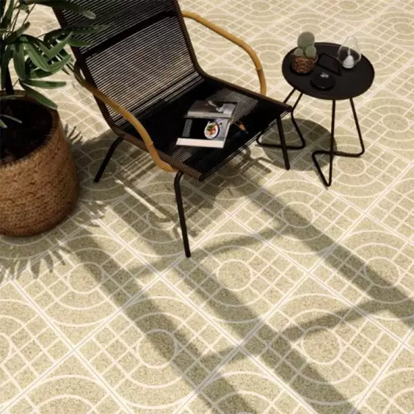 Gạch Lát Nền Sân 40x40 Đồng Tâm 4040LYSON006 Porcelain Sân Vườn