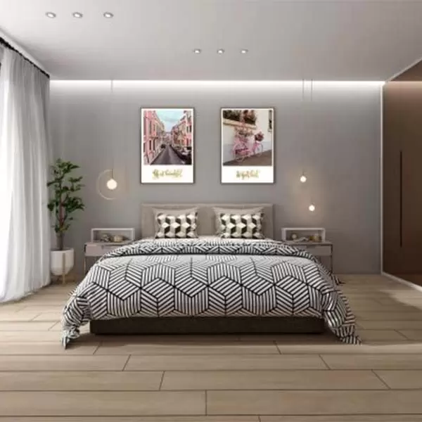 Gạch màu gỗ đồng tâm 20120BANYAN003-H+ Porcelain kháng khuẩn
