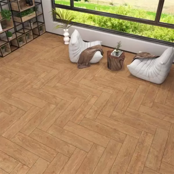 Gạch lát nền vân gỗ đồng tâm 2080BANYAN005-H+ Porcelain kháng khuẩn