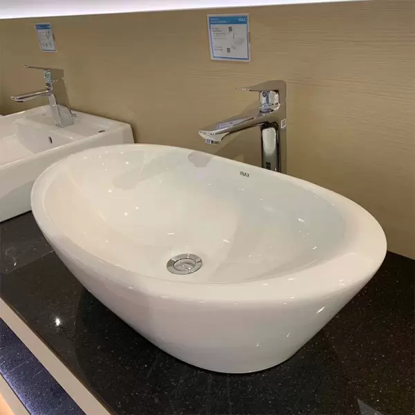 Chậu rửa mặt lavabo đặt bàn Inax AL-465V