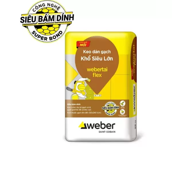 Keo ốp lát Weber Tai Flex màu xám 
