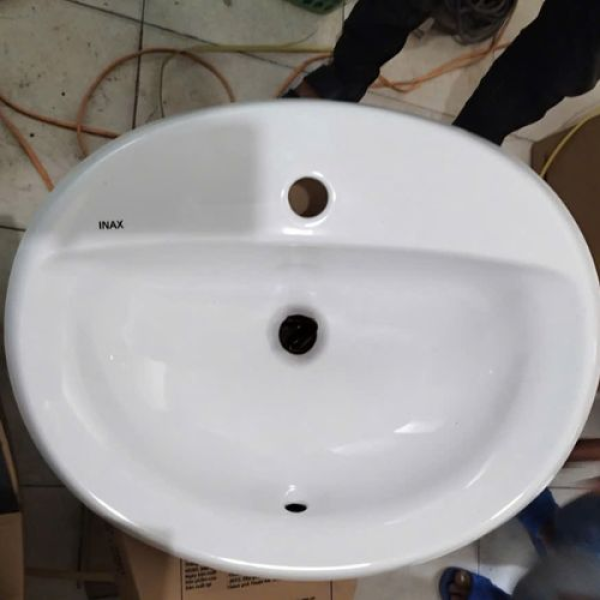 Chậu rửa mặt lavabo dương bàn Inax AL-2395V